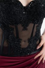 Corsetto in Tulle Nero | Carmen