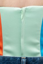 Corset en Satin Color Block| Giullare – Image 7