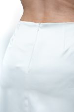 Mini Gonna Bianca in Satin | Ms Georgette - immagine 3