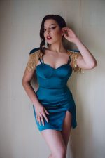 Corsetto in Satin Verde | Lady Guard - immagine 10