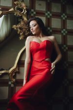Corset rouge en Mikado | Ms Jessy – Image 3