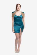 Corsetto in Satin Verde | Lady Guard - immagine 8