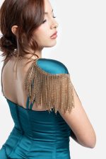 Corsetto in Satin Verde | Lady Guard - immagine 4