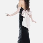 Gonna Lunga in Mikado Nera | Ms Jessy