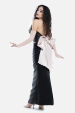 Gonna Lunga in Mikado Nera | Ms Jessy
