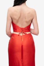Corset rouge en Mikado | Ms Jessy – Image 4