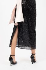Jupe Longue en Tulle avec Paillettes Noires | Ms Jessy - Édition Nouvel An – Image 4