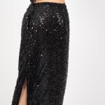 Jupe Longue en Tulle avec Paillettes Noires | Ms Jessy - Édition Nouvel An