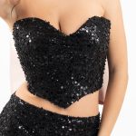 Corset Noir en Mikado | Ms Jessy - Édition Nouvel An