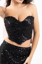 Black mikado corset | Ms Jessy – New Year Edition
