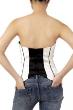Corset en Satin Color Block| Giullare – Image 6